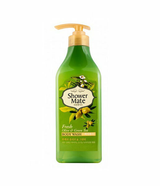 Гель для душа KeraSys Shower Mate Оливки и зеленый чай