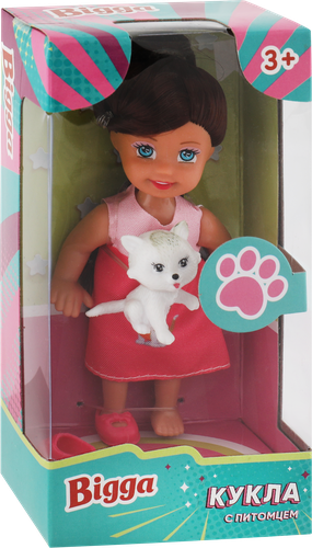 

Набор игровой BIGGA Кукла с питомцем Арт. B1253722