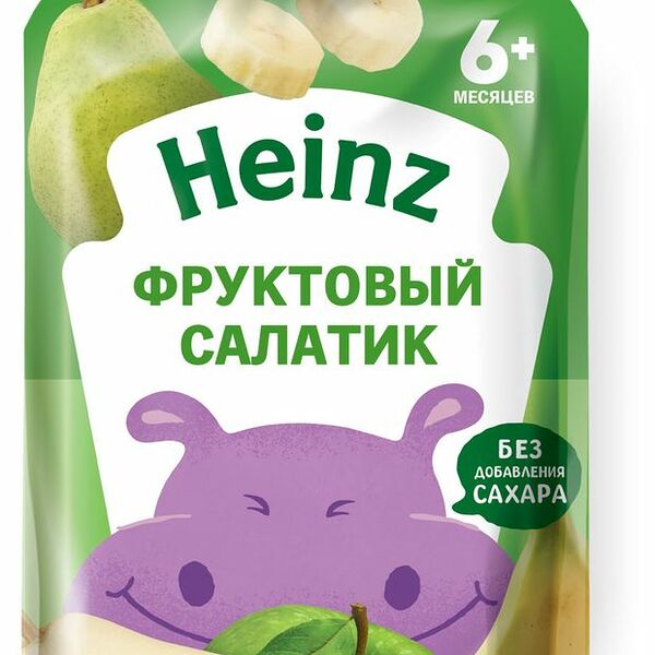 Пюре фруктовое Heinz Фруктовый салатик с 6 месяцев 90г