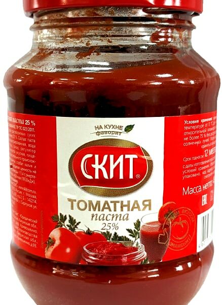 Паста томатная Скит 25% 490г