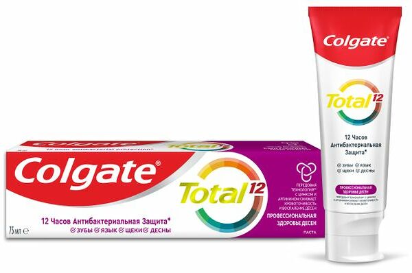 Зубная паста Colgate Total 12 Здоровье десен 75 мл