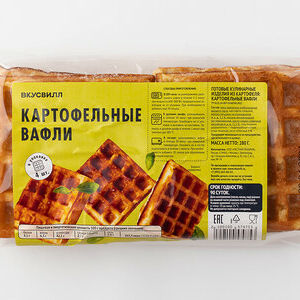 Картофельные вафли, заморозка