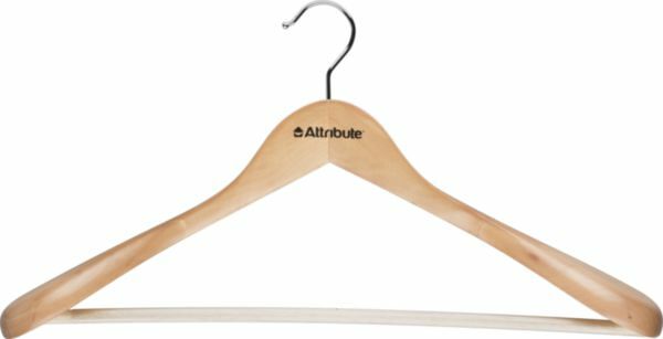 Вешалка для верхней одежды деревянная Attribute Classic, 44 см