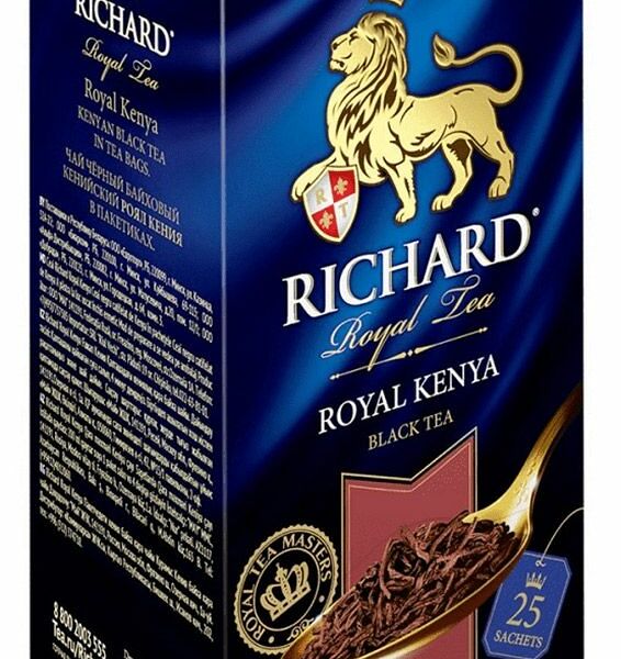 Чай черный Richard Royal Kenia, 25 пак x 2 г