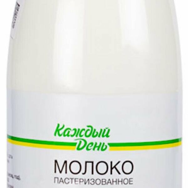 Молоко пастеризованное Каждый день питьевое 3,2%