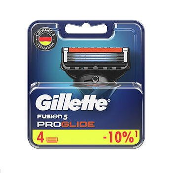 Кассеты для бритья Gillette Fusion ProGlide, 4шт