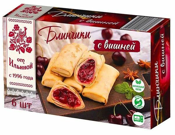 Блины с вишней От Ильиной