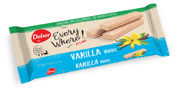 Вафли Delser с ванильной начинкой, 175 г