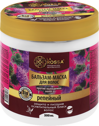 

Бальзам LA ROSSA Репейный против выпадения волос, 500 мл