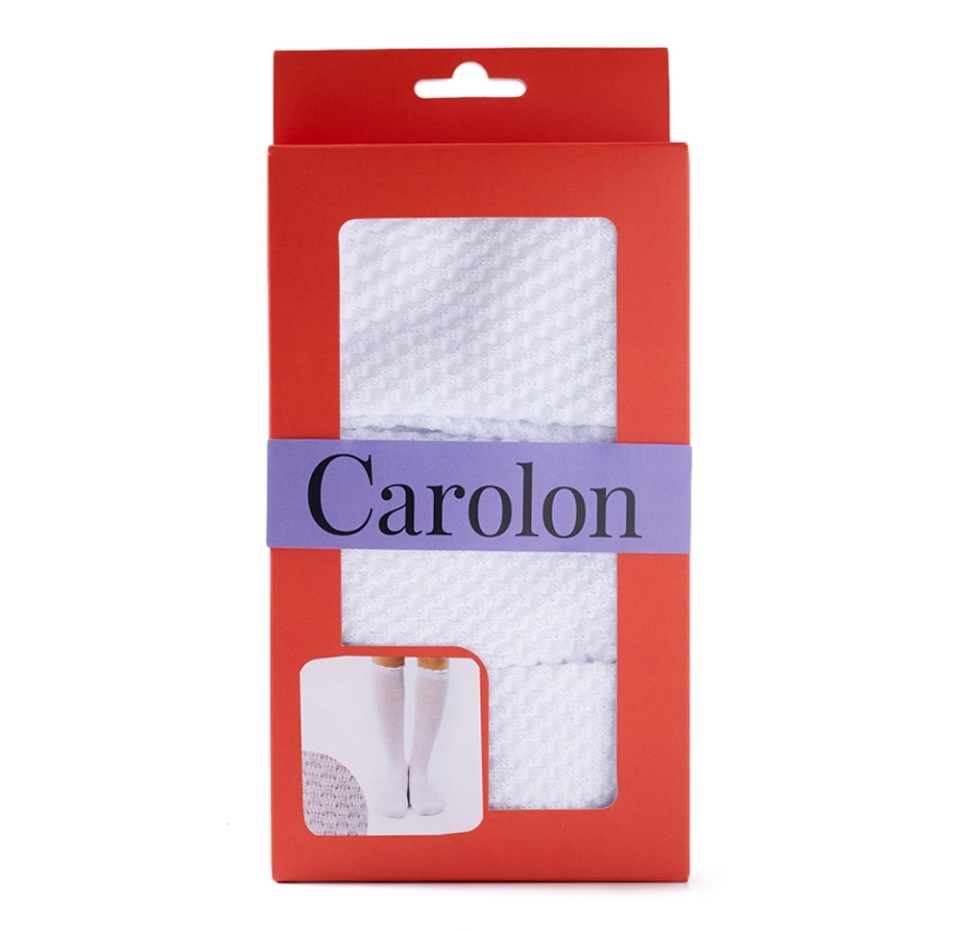 

Гольфы для девочек CAROLON ажурные, размер 18-20