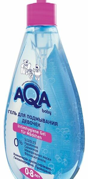 Гель Aqa baby для подмывания девочек 
