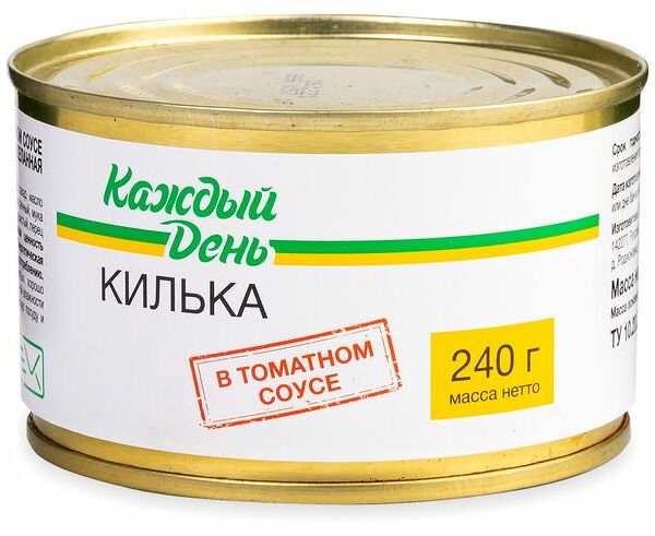 Килька Каждый День в томатном соусе