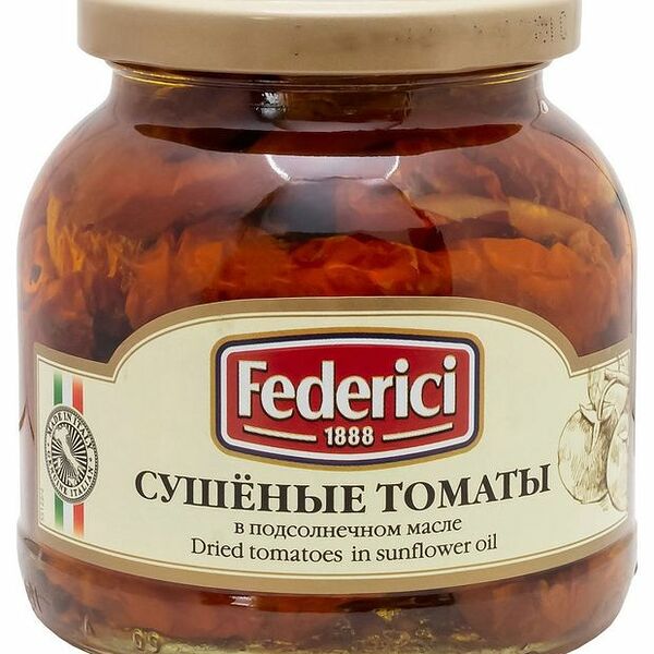 Томаты сушёные Federici в подсолнечном масле 280 г