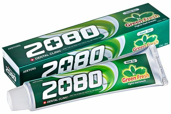 Зубная паста Dental Clinic 2080 Зеленый чай 120 г