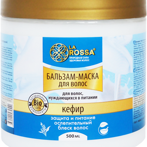 Бальзам для нуждающихся в питании волос LA ROSSA Кефир