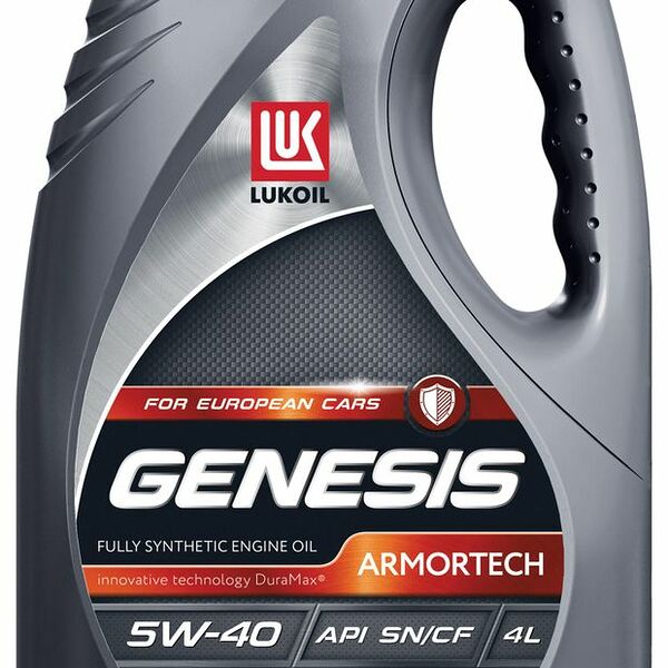 Масло моторное Лукойл синтетическое Genesis Armortech 5W-40 4 л