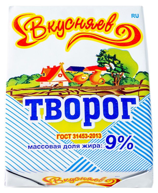 

Творог Вкусняев 9 % 180 г
