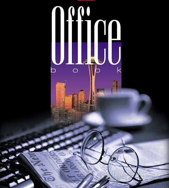 Бизнес-блокнот Hatber Офис-очки в клеточку 96л А5