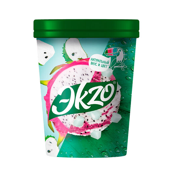 Мороженое Экзо Драгонфрут молочное ведро 520г