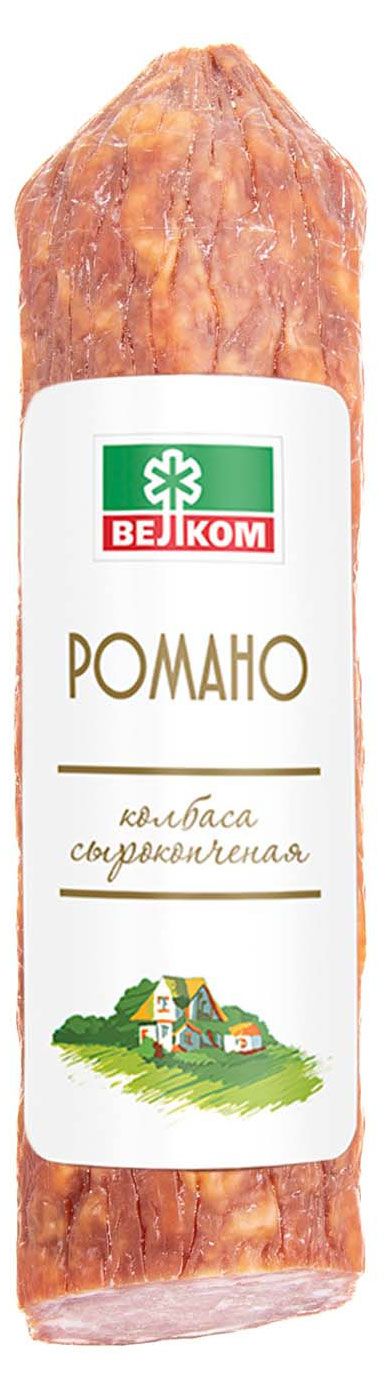 

Колбаса сырокопченая Велком Романо сухая