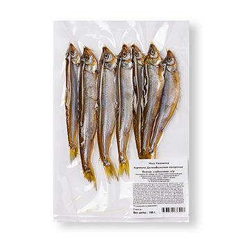 Корюшка малоротая Мисс Камчатка слабосоленая вяленая 150г, Россия