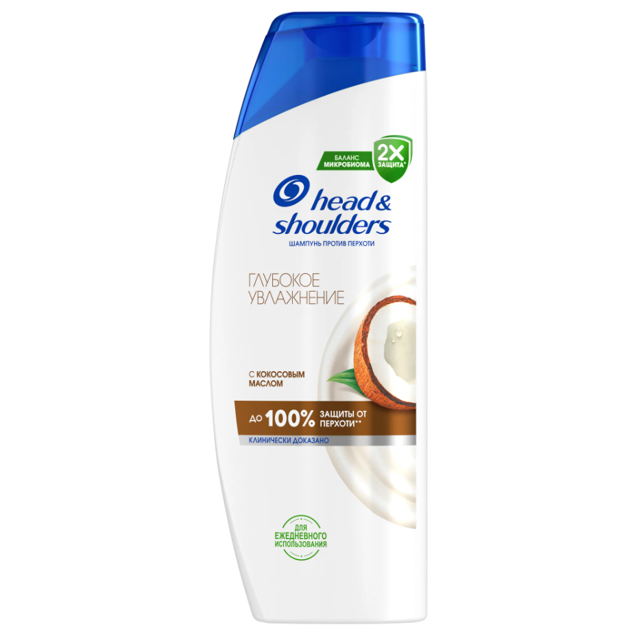 

Шампунь для волос Head&Shoulders Глубокое увлажнение с кокосовым маслом против перхоти 600 мл