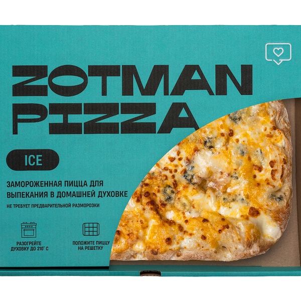 Пицца Zotman Римская 4 сыра, 395г
