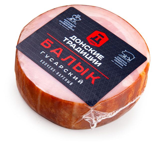 

Балык копчёно-варёный Донские Традиции Гусарский свиной категории А, 270г