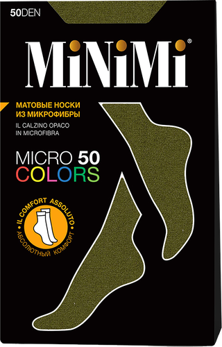 

Женские носки Minimi Micro Colors 50 den Avocado