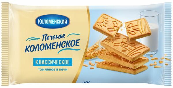 Печенье сахарное Коломенское Классическое, 120г