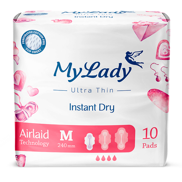 Прокладки My Lady Instant Dry ультратонкие М 10шт, 123г