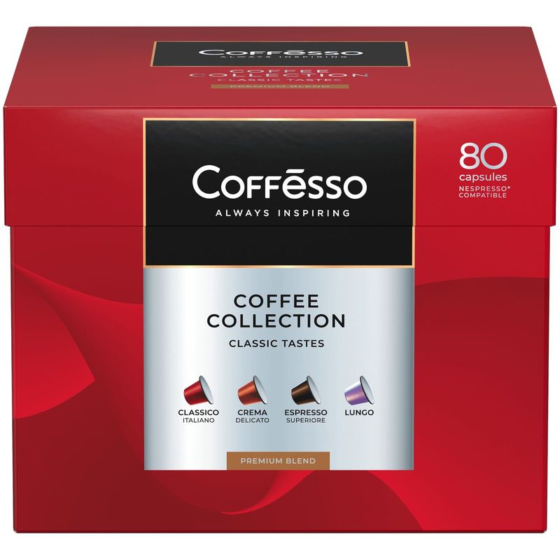 

Кофе в капсулах Coffesso Гранд ассорти 4 вкуса, 412 г