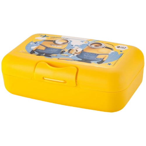 Ланч-бокс Lalababy Миньоны 0,7л банановый