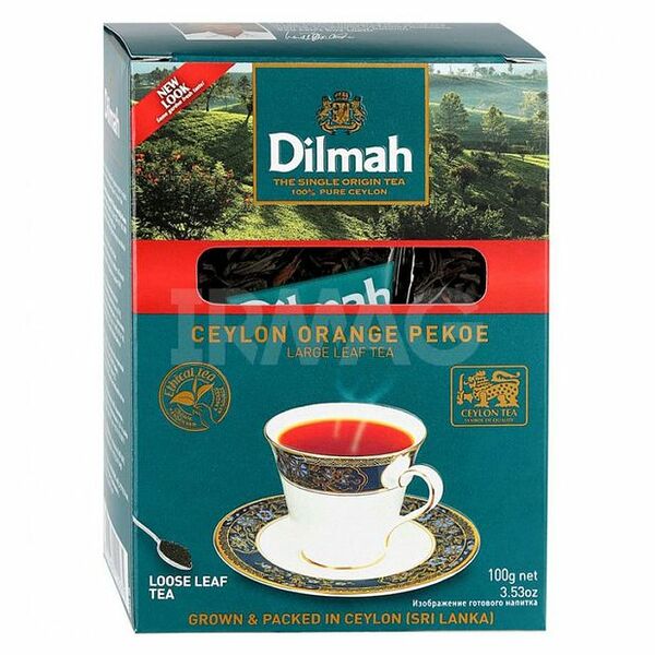 Dilmah Цейлонский черный листовой чай 100г