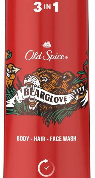 Гель для душа и шампунь Old Spice Bearglove 2 в 1 400 мл