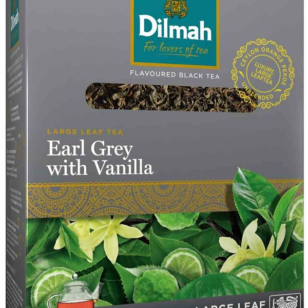 Чай черный Dilmah Эрл Грей и ваниль
