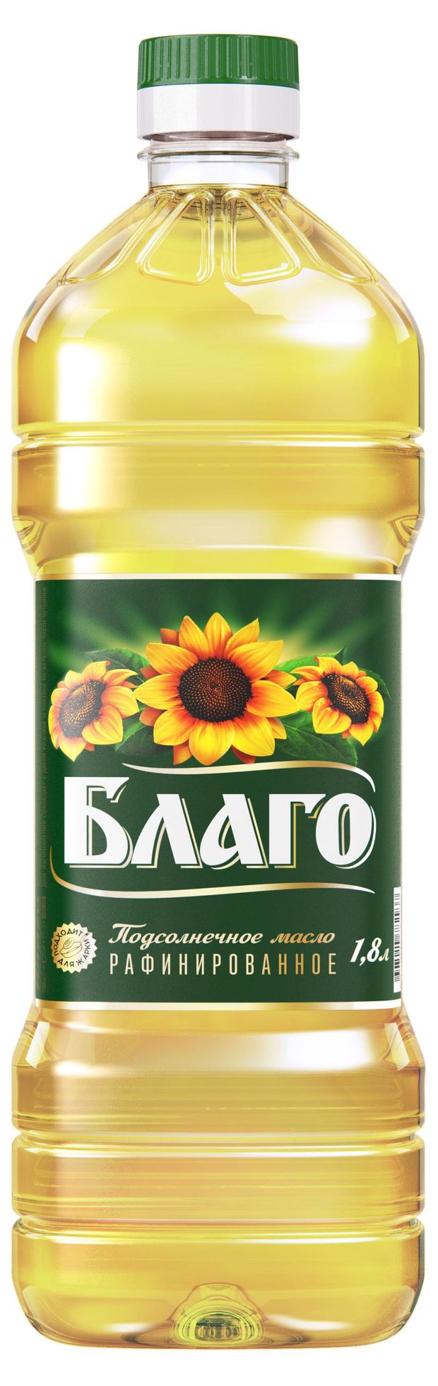 

Масло подсолнечное Благо рафинированное дезодорированное 1.8 л
