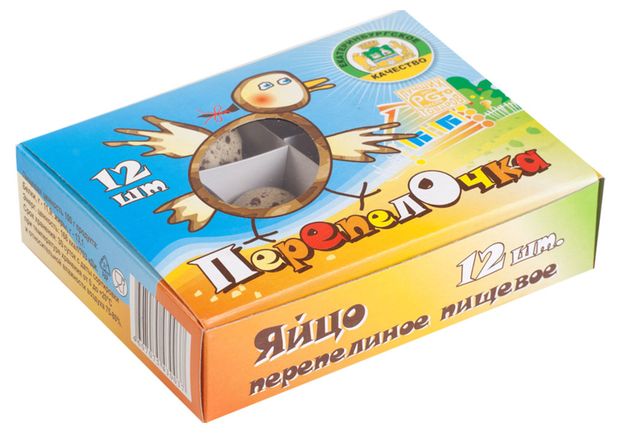 

Яйцо перепелиное Перепелочка, 12 шт