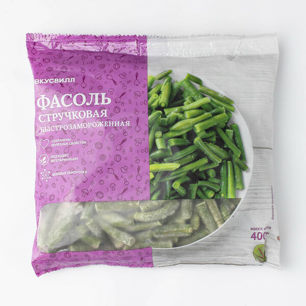 Фасоль стручковая свежезамороженная