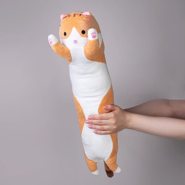 Игрушка Maxitoys, Кот Батон Рыжий, 70 см