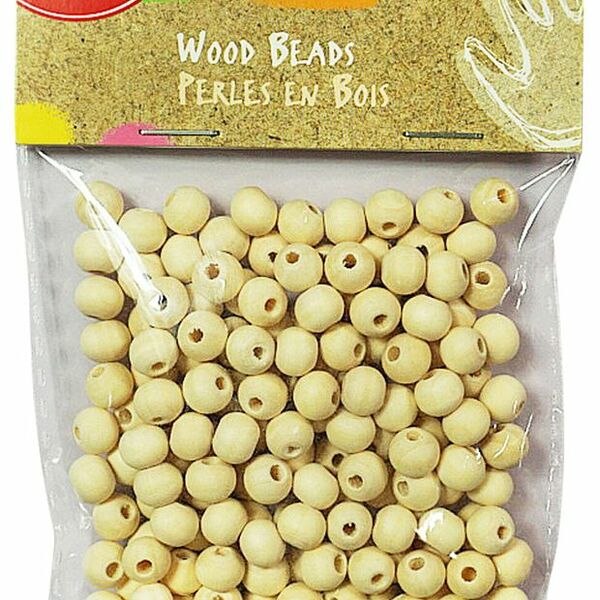 Бусины деревянные АШАН Красная птица, 8 мм