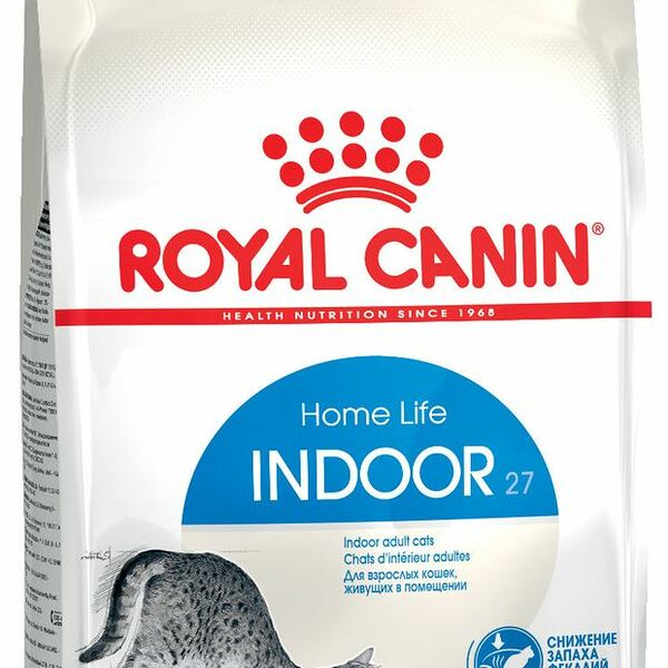 Сухой корм Royal Canin Indoor 27 для взрослых кошек (в возрасте от 1 года до 7 лет), живущих в помещении 2 кг