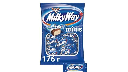 Milky Way Minis шоколадные конфеты 176 г