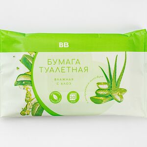 Туалетная бумага влажная с Алоэ, 30 шт.
