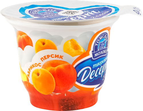 

Десерт творожный Томское молоко Персик-абрикос 3.5% 130 г