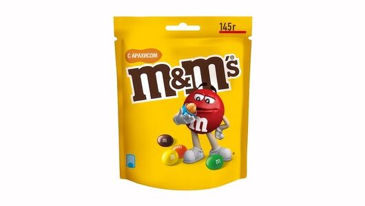 Конфеты M&M's драже c арахисом и молочным шоколадом для компании 145г