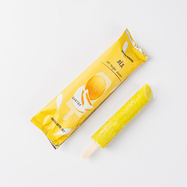 Лёд из пюре Дыни Продукт замороженный, 50г