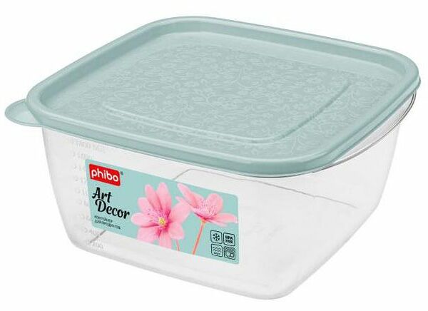 Контейнер Phibo Арт-декор, 2,1 л