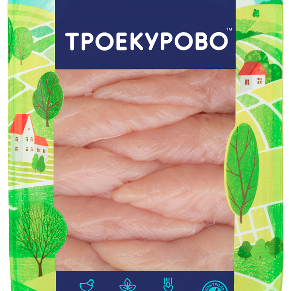 Филе цыпленка-бройлера Троекурово малое охлажденное