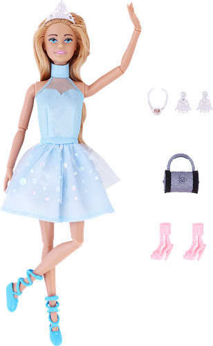 Набор игровой BIGGA Кукла с аксессуарами, 7 предметов, Арт. LF018